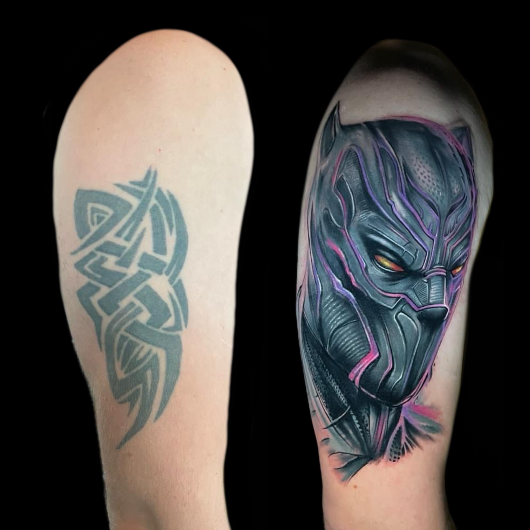 Cover-up tattoo — Salvation Tattoo Studio